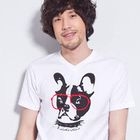 SOFU - 'Bulldog' Print T-Shirt