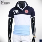 DANGOON - Color-Block Polo Shirt