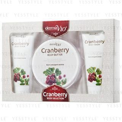 Derma V10 - Cranberry Body Selection Set (3 items) : Body Butter + Body Scrub + Body Wash Derma V10 - Cranberry Body Selection Set (3 items) : Body Butter + Body Scrub + Body Wash