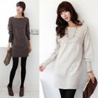 Stylementor - Boat-Neck Knit Dress
