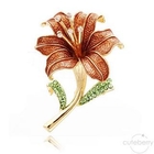 Cuteberry - Rhinestone Flower Brooch