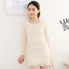 59th Street - Faux Pearl Lace Dress