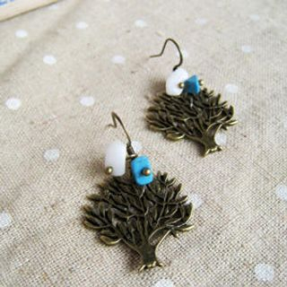 Sweet Little Copper Trees Earrings Sweet Little Copper Trees Earrings