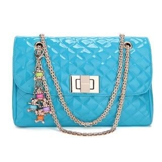 Charm-Accent Quilted Shoulder Bag Charm-Accent Quilted Shoulder Bag