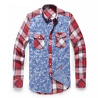 Justyle - Panel Plaid Shirt