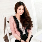 Tokyo Fashion - Sequined Ruffle Open-Front Jacket