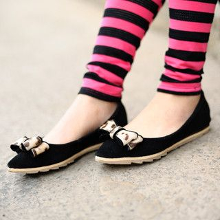 Leopard-Print Bow Flats Leopard-Print Bow Flats