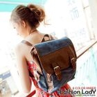 Fashion Lady - Convertible Denim Backpack