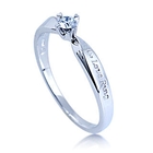 Chow Sang Sang - 900 Platinum Diamond Ring