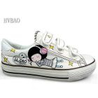 HVBAO - Dreamy Girl Print Velcro Sneakers