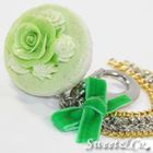 Sweet & Co. - Sweet Glitter Green Cupcake XL Bag Charm