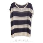 Dream Star - Short-Sleeve Striped Knit Top
