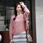 STYLEKELLY - Drop Shoulder Cropped Sweater
