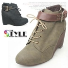 Marcella - Wedge Ankle Boots