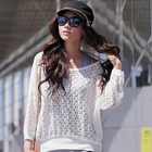 PUFFY - Dolman Sleeve Loose-Knit Top