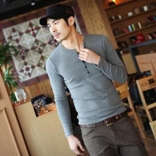 Long-Sleeve Henley