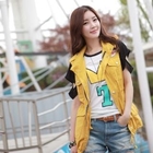 CLICK - Appliqué Sleeveless Parka
