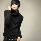 HOTBOOM - Turtleneck Knit Top