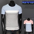 CUBICO - Short-Sleeve Color-Block T-Shirt