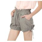 prischu essentials - Paperbag Waist Frilled Shorts
