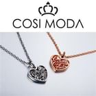 COSI MODA - Steel Necklace with Cubic Zirconia