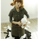 Dodostyle - Set: Denim Shirtdress + Belt