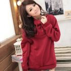 RingBear - Faux-Fur Lined Hooded Pullover