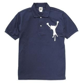 [Unisex] Short-Sleeve Polo Shirt - DANGLING CAT