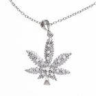 Samudra Raccolta - Maple Leaf Cyrstal Pendant