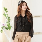LOYER.mod - Long-Sleeve Ruffle-Layered Shirt