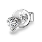 MaBelle - 18K White Gold Diamond Single Earring