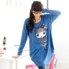 59 Seconds - Girl Print Knit Top