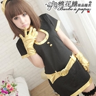 Cotton Candy - Set: Dress + Belt + Cap + Gloves