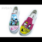 HVBAO - 'A Happy Life' Slip-Ons