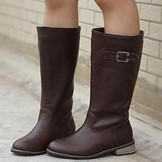Buckled Long Boots