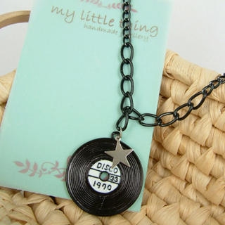 DJ Rock and Star Necklace