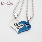 Menku - Couple Set: Rhinestone Pendant