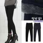 Celli Girl - Inset Brushed Fleece Skirt Leggings