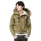 KENZI - Faux-Fur Trim Hooded Toggle Jacket