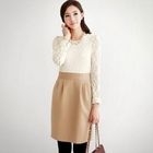 Orange Style - Lace-Panel Dress