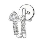 MaBelle - 18K White Gold Diamond Single Earring