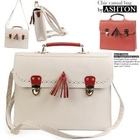 ASHTON - Perforated Convertible Shoulder Bag