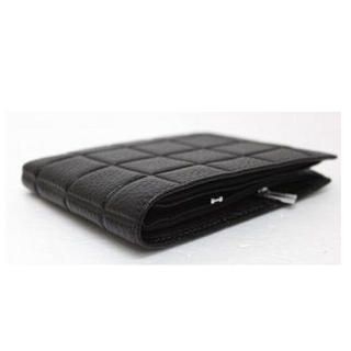 Genuine Leather Grid-Pattern Wallet Genuine Leather Grid-Pattern Wallet