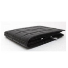 MURATI - Genuine Leather Grid-Pattern Wallet