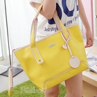 PG Beauty - Contrast-Trim Tote with Pouch