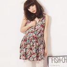 ZOO - Sleeveless Wrap-Front Long Top