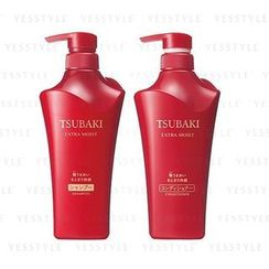 Shiseido - Tsubaki Extra Moist Hair Set (Red) (New): Shampoo 500ml + Conditioner 500ml Shiseido - Tsubaki Extra Moist Hair Set (Red) (New): Shampoo 500ml + Conditioner 500ml