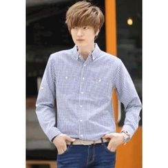 PLAYS - Long-Sleeve Gingham Shirt PLAYS - Long-Sleeve Gingham Shirt