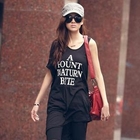 PUFFY - Asymmetric-Sleeve T-Shirt Dress