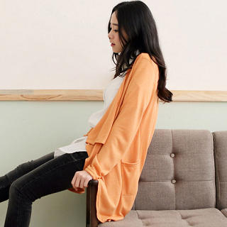 Open-Front Long Cardigan Open-Front Long Cardigan